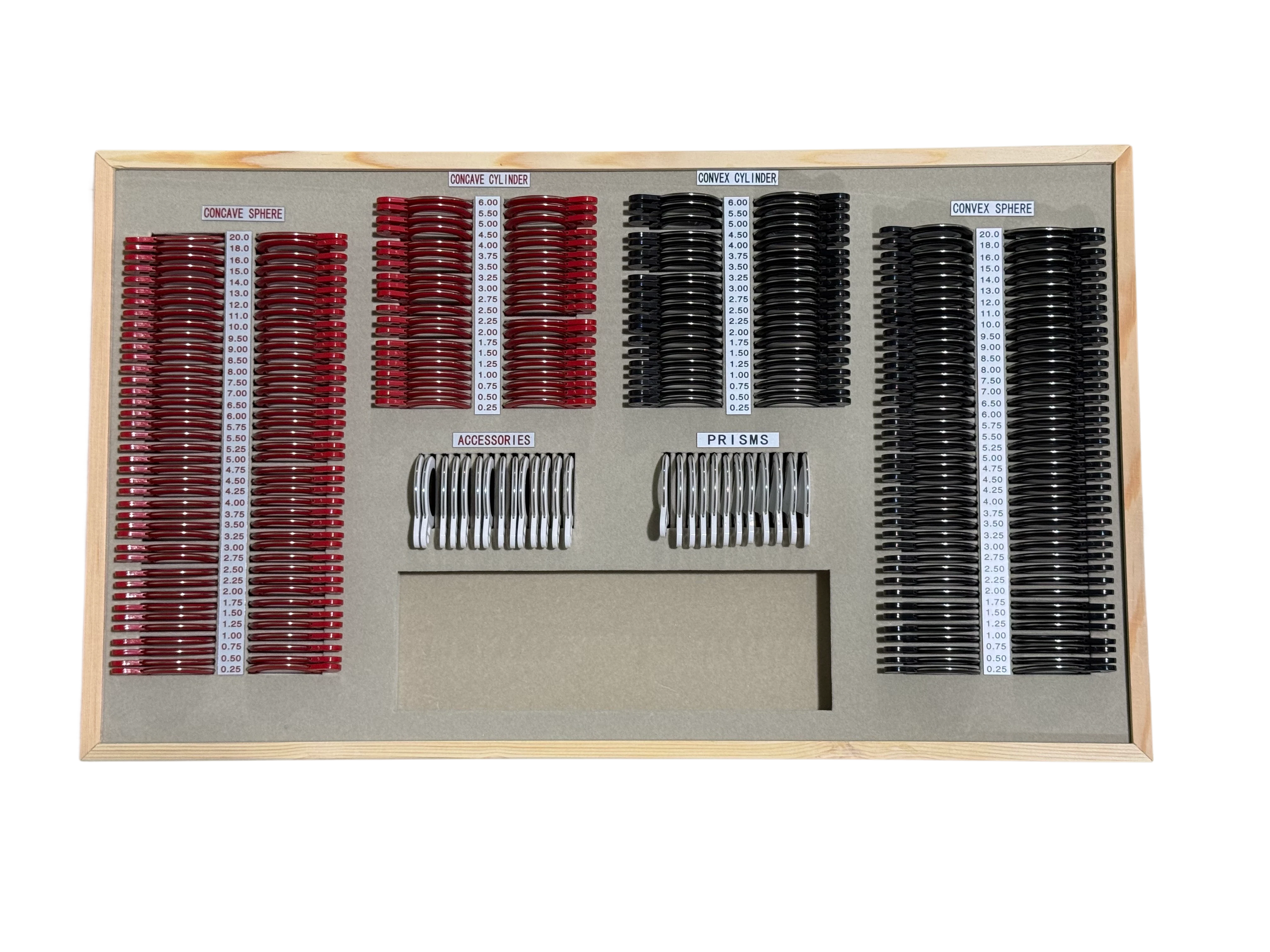 JP-266A 验光镜片箱（金属亮圈）