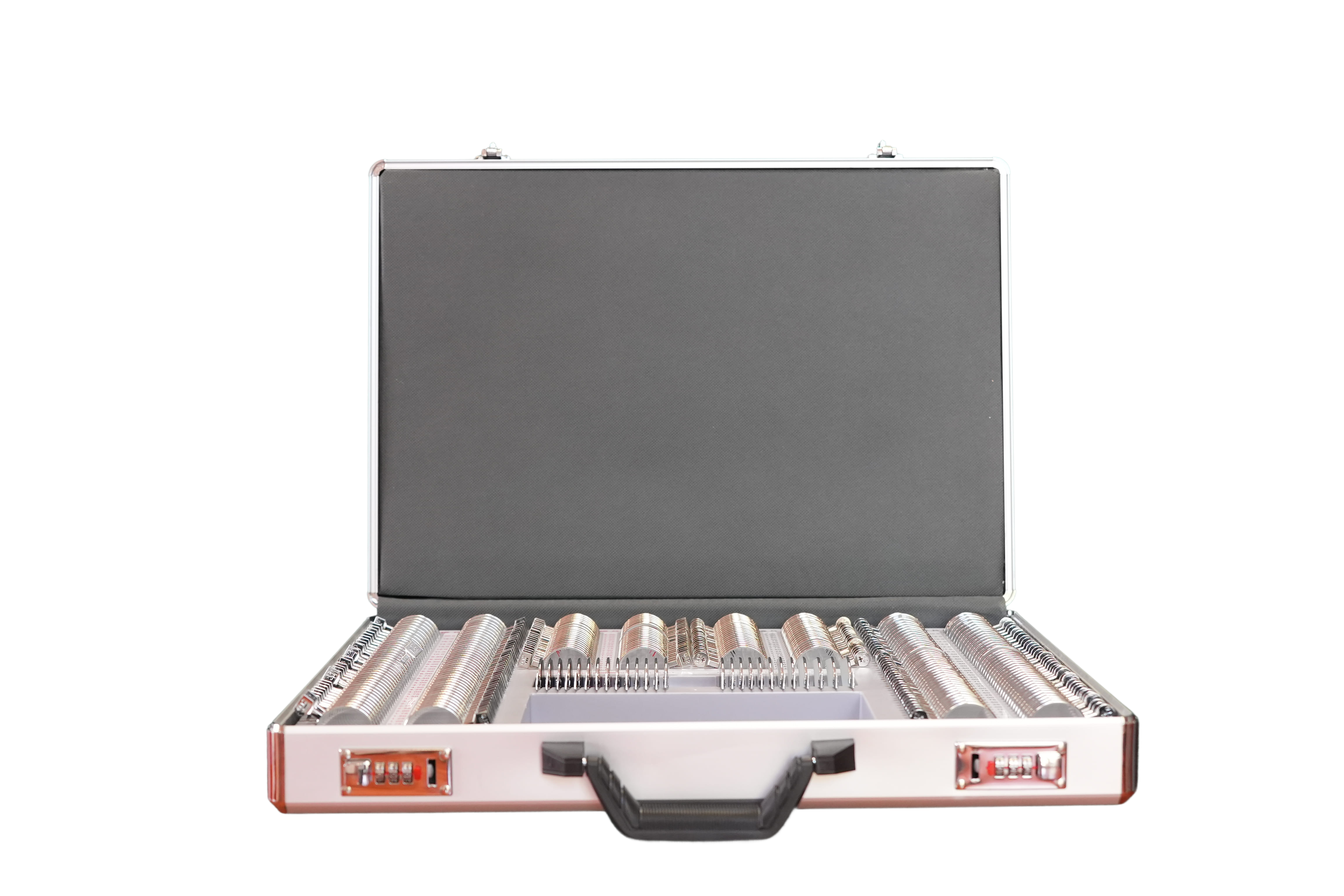 JP-266A 验光镜片箱（金属银圈）