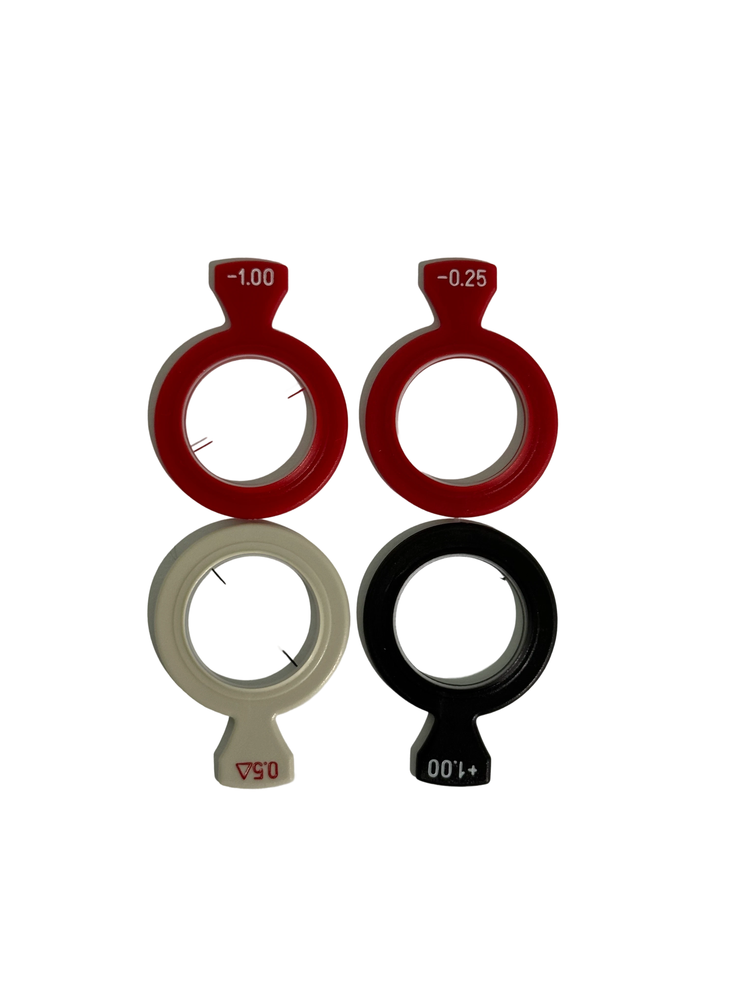 JP-266A 验光镜片箱（塑料红黑圈） 图片 5