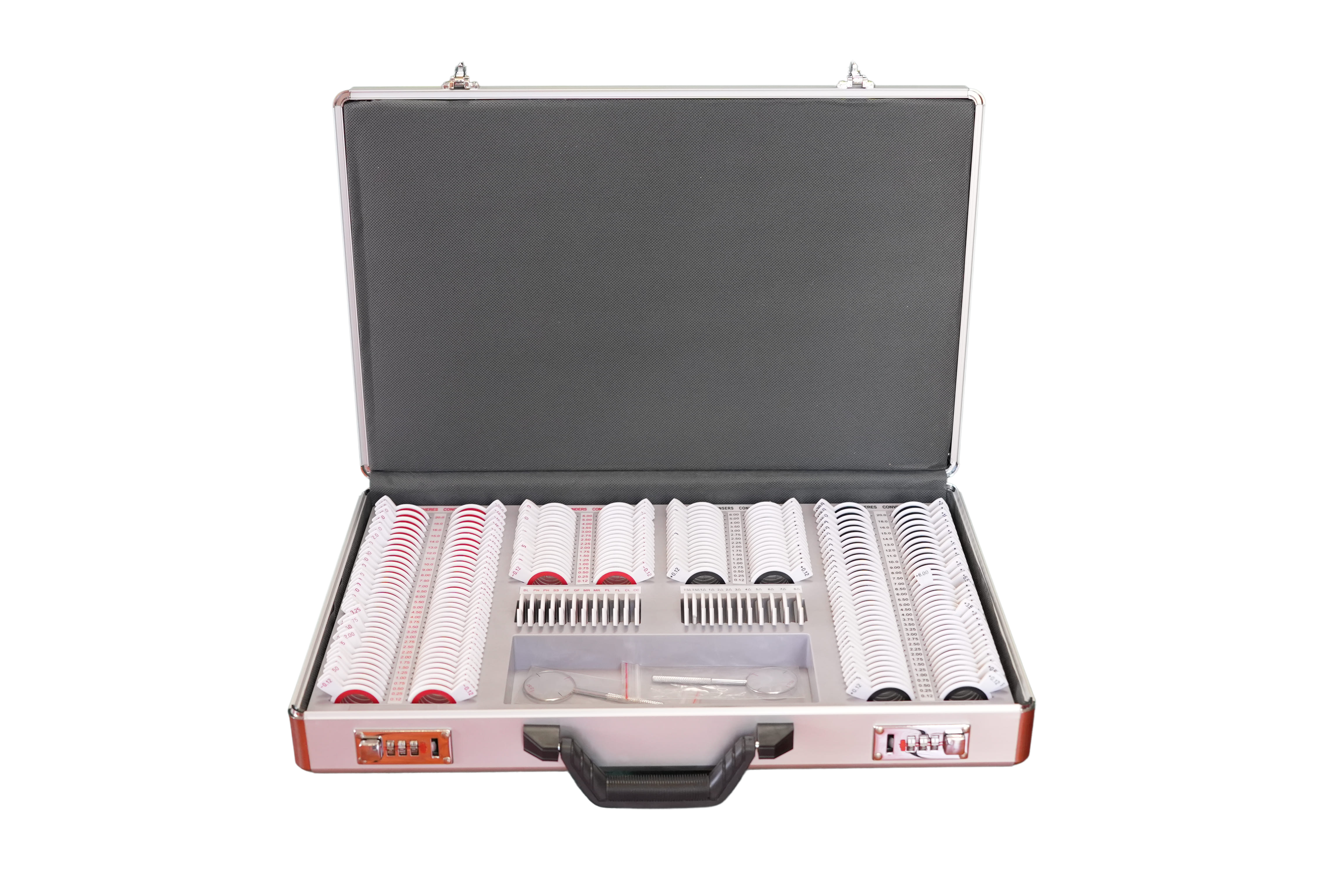 JP-266A 验光镜片箱（塑料红白圈） 图片 2